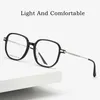 Moda Güneş Gözlüğü Çerçeveleri Erkekler Ve Kadınlar Ultra-Işık Saf Titanyum Gözlükler Çerçeve Retro Büyük Miyopi / Hipermetrop / Reçete Gözlük HTB6023