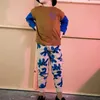 キッズカジュアルスウェットシャツとスウェットパンツウィン子供ファッショントップ秋の春スタイリッシュな幼児男性女の子服210619