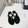 2021 Designer Women G Slippers Leather Gear Bottoms Flip Flops Luxury Sandals Fashion Casual Beach Shoes 35-41 Size with Box