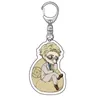 Jujutsu Kaisen Porte-clés homme Nanami Kento Porte-clés femmes Anime pendentif Porte-clés Couples pour pantalons pour la mode Porte Clef en métal