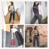 Våren höst mode bomull denim jeans kvinnor hög midja blå retro harem tvättad kontor dam avslappnad kvinna K344 210720