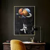 Espaço de astronauta Sonhando Estrelas Limite Pintura de Lona Pôsteres e Impressões Photos Photos Cuadros para sala de estar Decoração sem moldura