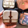 New creative tinplate coin purse mini key case retro record tape luggage pattern earphone coin storage bag DAR165