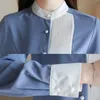 Herfst Slanke Vrouwen Tops en Blouse Koreaanse Lange Mouw Chiffon Shirts Bedrijfsslijtage Elegante Blusas 8020 210512