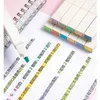 Highlighters Mark Pen Eye Protection Color Ins Simple Soft Head Fluorescent Student School Supplies Morandi Hand Account Set Quick-drying In