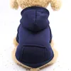 Ropa de perros con capucha de otoño e invierno suéter cálido para perros abrigo chaquetas de algodón cachorro mascota mono ropa ropa traje gato