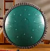 Stål Tongue Drum Sets 13 tum 15 Ton Handhållen Tank Percussion Instrument Yoga Meditation Nybörjare Musik Lovers Present