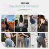 LANFEI Fake Ass Nahtlose Frauen Body Shaper Abnehmen Höschen Shapewear Hüfte Enhancer Booty Pad Push Up Butt Lifter Hose Unterwäsche 210708