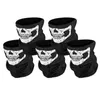 1/3/5 / 10st Fashion Cykel Skidskalle Halv ansikte Masker Ghost Scarf Multi Använd Neck Warmer Cod Ski Vandring Scarves Balaclava Y1229