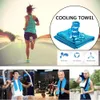 new90*30cm Ice Cold Towel Summer Cooling Sunstroke Sports Exercise Yoga Towels Scarf Quick Dry Soft Breathable Towel Sport Supply EWF6110