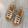 New Summer Flats Women Slippers Fashion Fisherman Casual Women Shoes Solid Plus Size Soft Beach Outdoor Sliders Female Sandals X0523