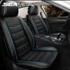 Luxury PU Leather Car Seat Cover Automobile Cushion Pad Mat Auto Front Rear Styling Interior Accessories Covers