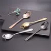 Skull Spoon Coffee Scoops Teaspoon whipped Steel Mixing Dessert Novelty Drink Tableware Kitchen Tools