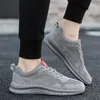 Hotsale Men Running Shoes mesh grey beige soft sole casual sports sneakers trainers outdoors jogging walking size 39-44