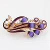 Hair Clips & Barrettes Peacock Hairpin Spring Clip Headwear Golden Plated Accessories Hairgrip Retail Birds