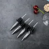 Roestvrij staal Rode Wine Stopper Cocktail Shaker Bar Tool Bakware Likeur Spirit Gourer Spout met Rubber Stoppers DH087