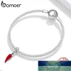 bamoer Argent Sterling 925 Petite Petit Poivre Rouge Plante Charme Pendentif pour Bracelet Original Bracelet Femme Enfant Cadeau BSC461 Prix usine design expert Qualité