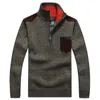 Vinter Sweatercoats Man Tjock Faux Fur Wool Mens Tröjor Jackor Casual Zipper Knitwear Storlek M L XXL 3XL Höst # CM88598 100kg Y0907