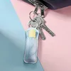 Portable Lipstick Holders Lip Cover Neoprene Keychain Marble Printed Chapstick Holder Bag Wrap Party Favor Gift JJD10852