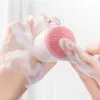 Face Scrubbers brushes 2in1 Double Sides Multifunctional Silicone Facial Cleansing Brush Portable Deep clean skin keratin super soft Massage Pores Beauty Tools