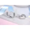 Yourefs Silver Zircon Hoop Earring Fashion Jewelry 18K Gold Plated Unique Woman Gift