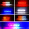 6 LED Flash Acil Durum Uyarı Işığı Araba Otomatik Kamyon SUV Motosiklet Yan 18 Flaş Modları Yanıp Sönen Işık 12V-24V Parlak Lamba