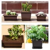 1 Uds., suministros de jardín, maceta Retro para plantas, maceta de plástico para flores suculentas, decoraciones para balcón, bonsái, macetas para vivero, Maceteros Decorativos 623 V2