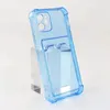 Étuis de téléphone de couleur transparente avec fente pour carte, pour iPhone 14 Plus 13 12 11 Pro Max X Xs Xr 8 7 6S Plus Samsung S22 S21 S20 Ultra