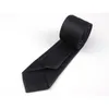 Korean fashion designer mens necktie solid skinny slim 6cm black pink red blue wedding business neck ties for men 50pcs fedex