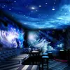 Fonds d'écran FATMAN personnalisé univers ciel étoilé fond revêtement mural ailes fantaisie El thème décoration 3d papier peint livraison directe