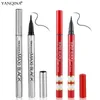 Hot Makeup Brand Yanqina Eyeliner Pencil Waterproof Black Eyeliner Pen Ingen blommande precision Liquid Eye Liner