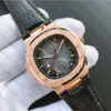 40mm classic deisgner watches gold case black face 316L Automatic movement watch date show Sapphire glass luminous luxury mens wri277W