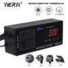 YIERYI AC-112 Digital Vattentät Temperaturregulator Mikrocomatortermostat för Aquarium Reptile NTC-sensor 210719