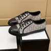 Projektant klasyki jakości męskie buty espadryle trampki drukowanie Sneaker hafty płócienne trenerzy wysokie niskie buty na platformie Box