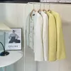Женская шерстяная смесь сестра Xiaoyu Paris Sweet Dream / Специально-интересный дизайн Французская мягкая плечо Двуспартное плетеное Твид шерстяное пальто