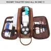 Nxy kosmetiska väskor sac de maquillage professionell à fermeture éclair cosmétiques en pu bärbar imperméble pour hommes toilette voyage 220302