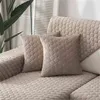 Thick Plush Sofa Cover Super Soft Non-slip Couch Seat Cushion Solid Color Corner Towel Furniture Protector Slipcover 1PCS 211116