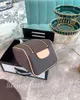 2pcs Cosmetic Bag White Rendering Fashion Classic Color Large Capacity Durable Portable Handbag Luxurys Designers Double Zipper Bags Purse Wholesale