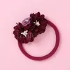 Hårtillbehör Prinsessan Baby Girl Headband Flower Elastic För Barn Nylon Band Tillbehör Gåvor DE086