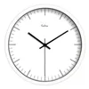 Zegary Ścienne Mental Cyfrowy Zegar Okrągły Nowoczesny Design Nordic Whiter Silent Reloj Pracownia Dekoracja Salon 60A066