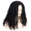 19 tum Box Braid Synthetic Wig Box-flätade dreadlocks peruker för svarta kvinnor 3130L