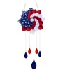 Decorative Objects & Figurines Design Multicolor 1PC Metal Independence Day Wind Chime Pendant Crafts Living Room Bedroom Decorations Party