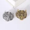 Pins, Brooches Sell Like Cakes Product To Restore Ancient Ways Alloy Tiger Head Dress Brooch Fashionable Joker Pin Spot