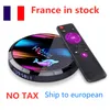 Nave dalla francia H96 MAX X3 TV Box 8K QUAD CORE Amlogic S905X3 Android 9.0 4GB 32GB BT 1000M LAN Set Top Box