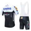 QuickStep Jealing Jersey Bike Spodnie Zestaw 20D MTB Ropa Męskie Letnie Szybkie Dry Pro Bicycling Shirts Maillot Culotte Nosić zestawy wyścigowe