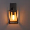 Lampa ścienna Projektant Szklany Box Loft Amerykański Przemysłowy Retro Balkon Korytarz Studium Outdoor