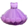 Filles robe princesse formelle première Communion enfants fête robe de mariée enfants es pour anniversaire Vestido 210508