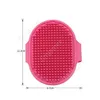 Dog Bath Brush Comb Silicone Pet SPA Shampoo Massage Brush Shower Hair Removal Comb For Pet Cleaning Grooming Tool DAJ353