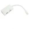 Leverans Mini DP DisplayPort till VGA DVI -adapter 3 i 1 kabeladaptrar med detaljhandelsförpackning2261