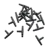 Watering Equipments 50 Pcs Sprinkler Irrigation 1/4 Inch Barb Tee Water Hose Connectors Pipe Fitting Joiner Drip System For 4mm/7mm